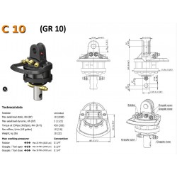 ROTORE 1000KG PERNO + FLANGIA