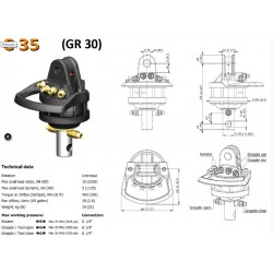 ROTORE 3000KG PERNO