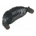 CAVO ELETTRICO A SPIRALE CON SPINE A 7 POLI 12V